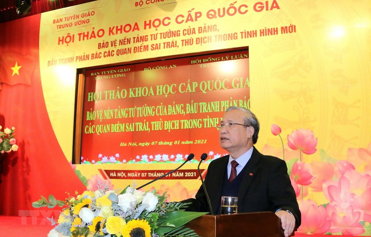 Hội thảo về bảo vệ nền tảng tư tưởng của Đảng trong tình hình mới