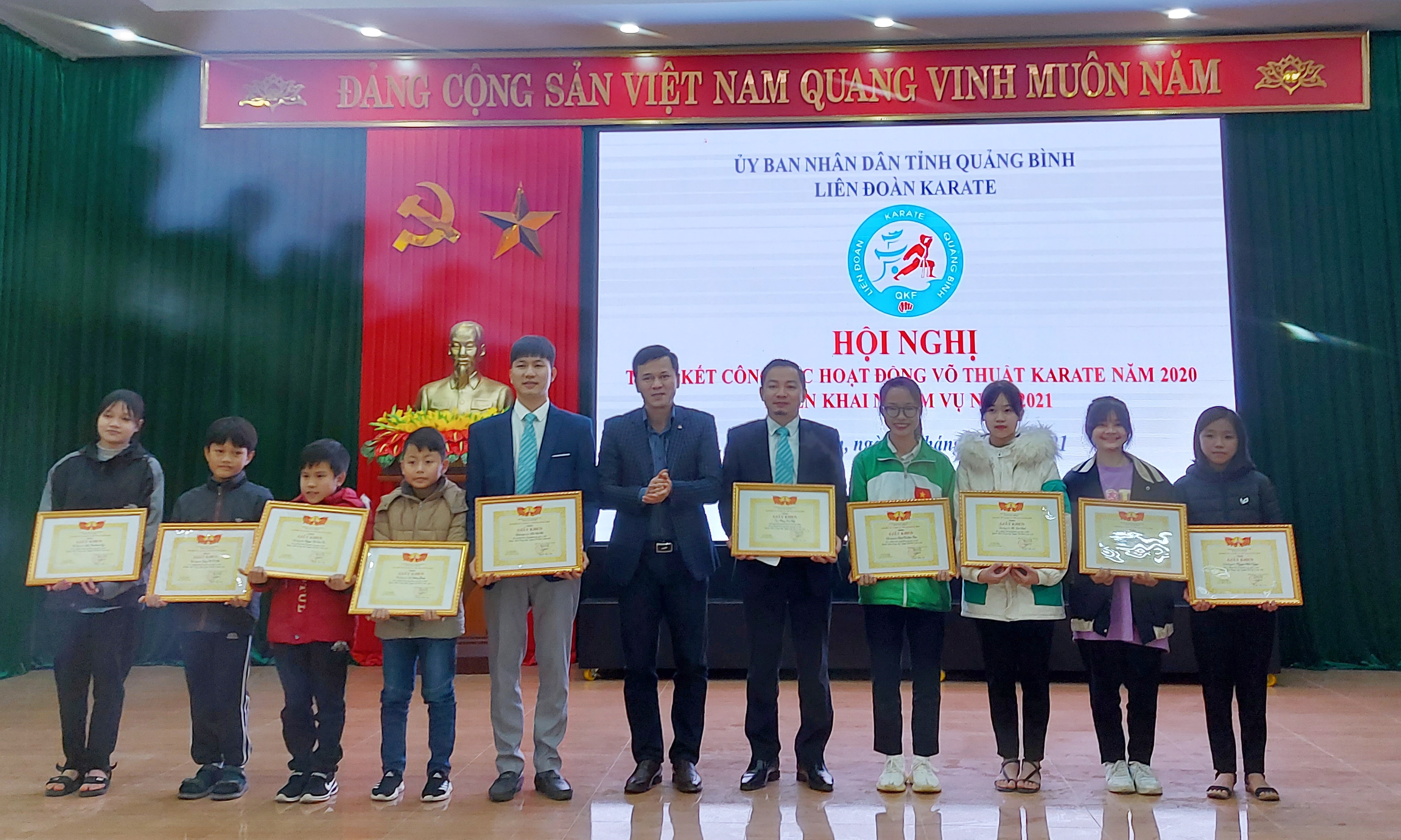 Liên đoàn Karate Quảng Bình tập trung tạo nguồn cho thể thao thành tích cao