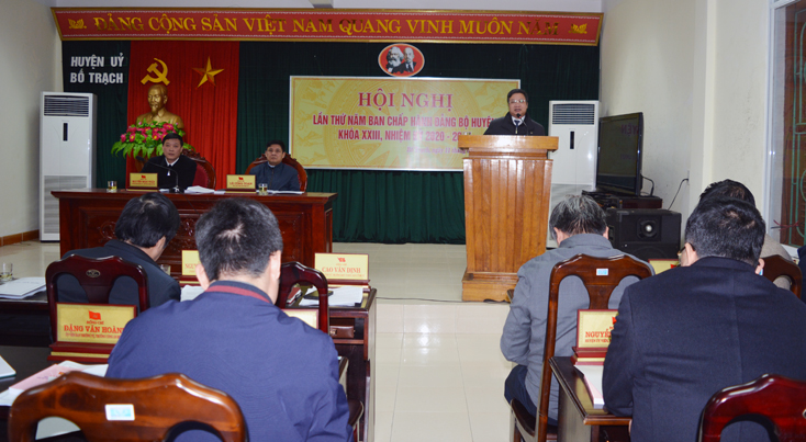 Huyện ủy Bố Trạch: Tập trung lãnh đạo hoàn thành xuất sắc nhiệm vụ năm 2021