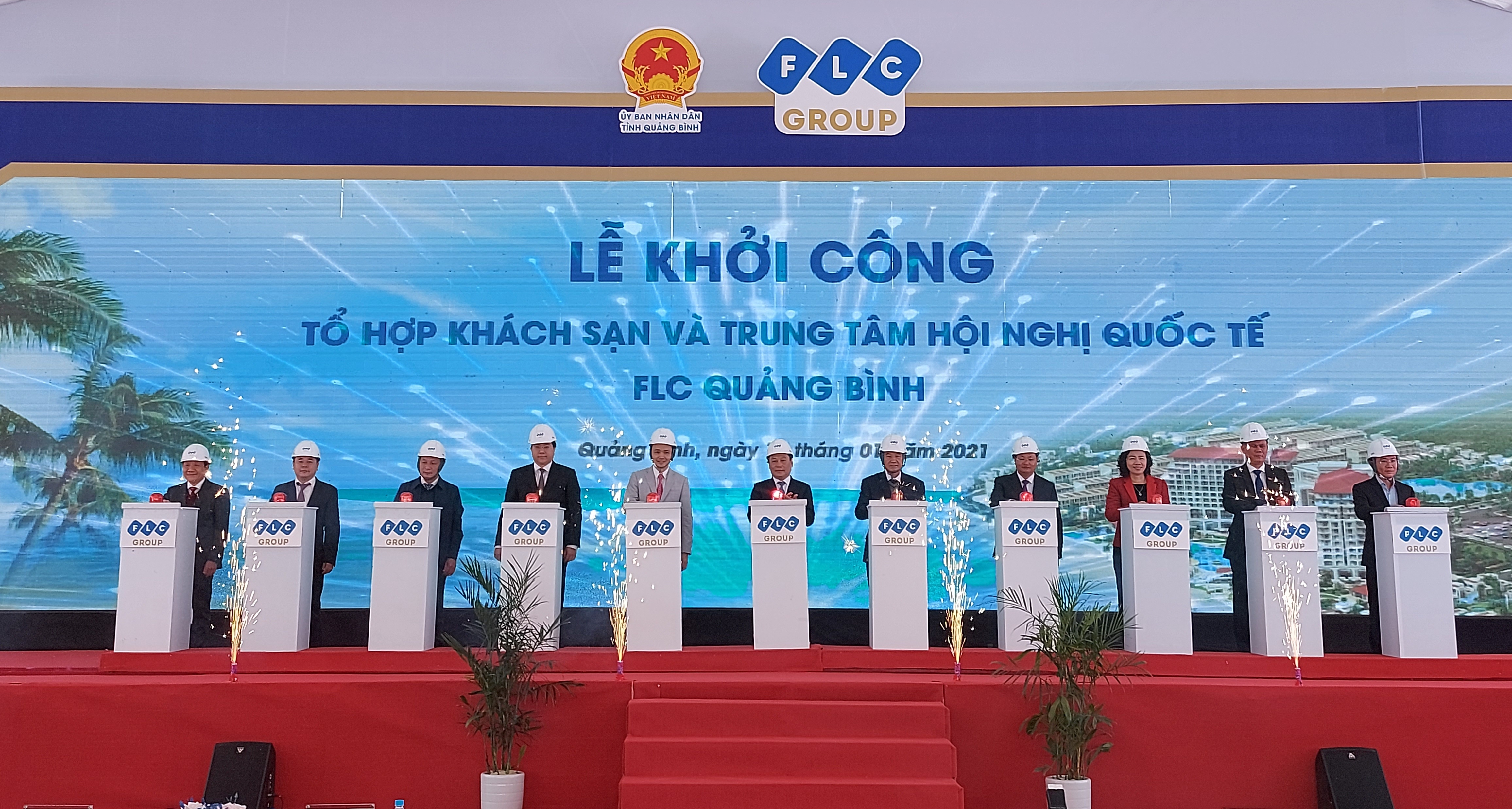 Khởi công Tổ hợp khách sạn 5 sao và Trung tâm Hội nghị Quốc tế FLC Quảng Bình