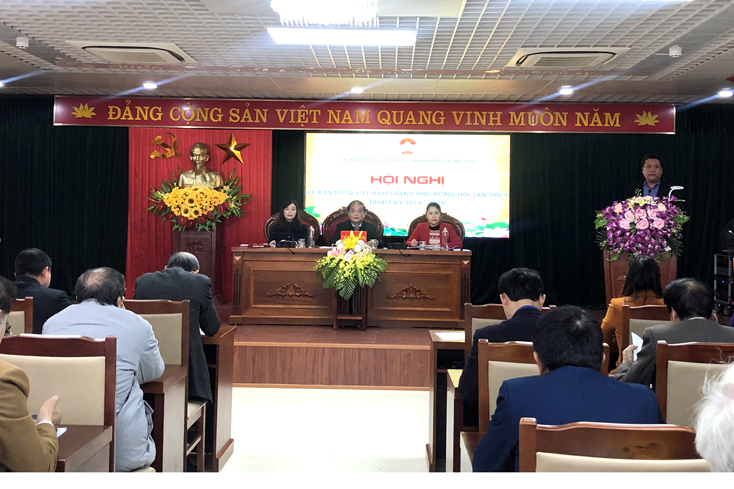 Ủy ban MTTQVN TP. Đồng Hới: Phấn đấu hoàn thành chương trình công tác năm 2021