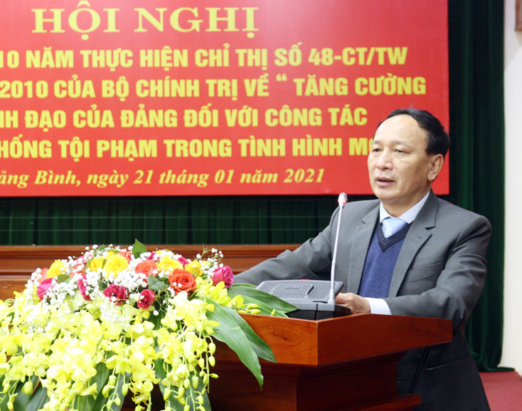 Phòng, chống tội phạm là nhiệm vụ chính trị trọng tâm, thường xuyên