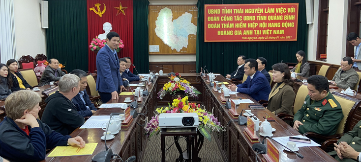 Hỗ trợ tỉnh Thái Nguyên khảo sát hang động có tiềm năng để nghiên cứu, xem xét đưa vào phát triển du lịch
