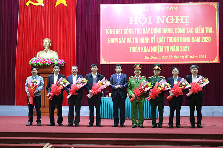 Thị uỷ Ba Đồn: Triển khai công tác xây dựng Đảng  năm 2021