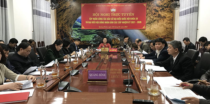 Tập huấn công tác bầu cử đại biểu Quốc hội khóa XV và đại biểu HĐND các cấp, nhiệm kỳ 2021-2026