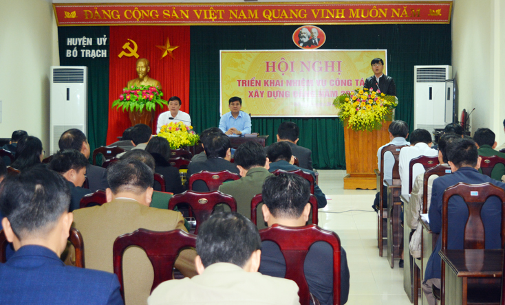 Huyện ủy Bố Trạch, Quảng Ninh: Triển khai công tác xây dựng Đảng năm 2021