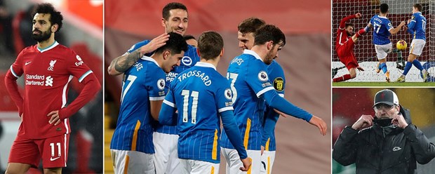 Man City chắc ngôi đầu, Liverpool thua trận thứ 2 liên tiếp ở sân nhà