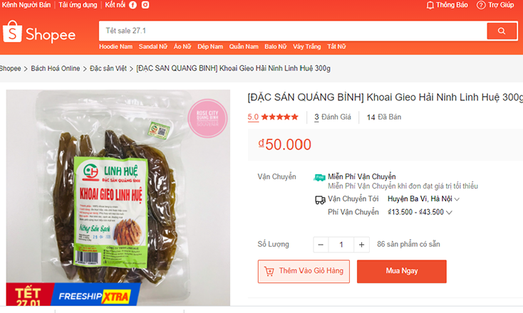 Thương mại điện tử nâng tầm OCOP