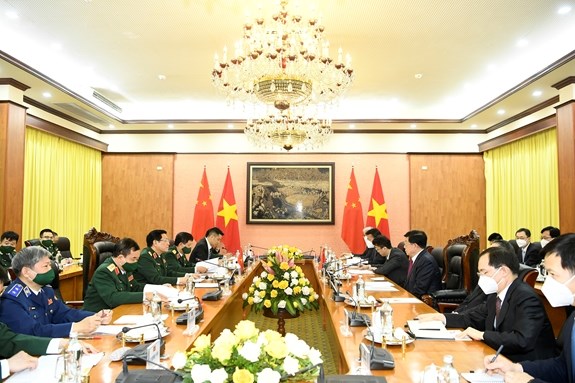 Bộ trưởng Bộ Quốc phòng tiếp Bộ trưởng Bộ Công an Trung Quốc