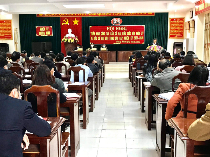 Quảng Ninh triển khai công tác bầu cử đại biểu Quốc hội khóa XV và đại biểu HĐND các cấp nhiệm kỳ 2021-2026