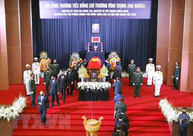 Tổ chức trọng thể Lễ viếng nguyên Phó Thủ tướng Trương Vĩnh Trọng