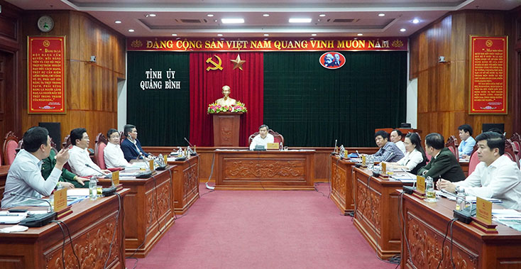 Hội nghị Ban Thường vụ Tỉnh ủy lần thứ 9: Xem xét, thông qua nhiều nội dung quan trọng