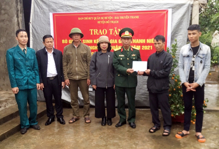 Thanh niên Bố Trạch sẵn sàng lên đường nhập ngũ