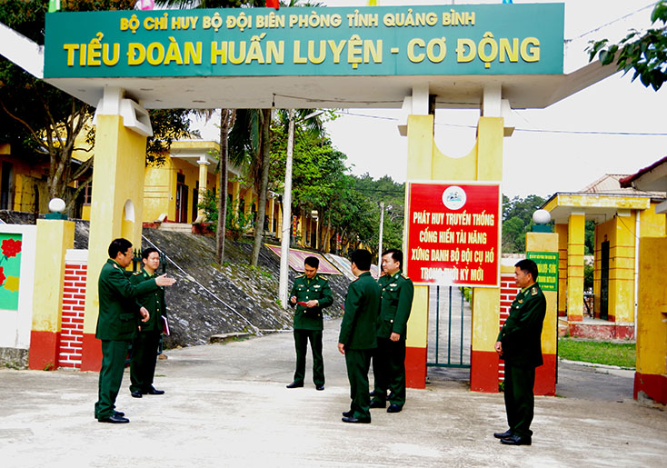 Bộ Chỉ huy BĐBP tỉnh kiểm tra công tác chuẩn bị đón nhận chiến sĩ mới năm 2021