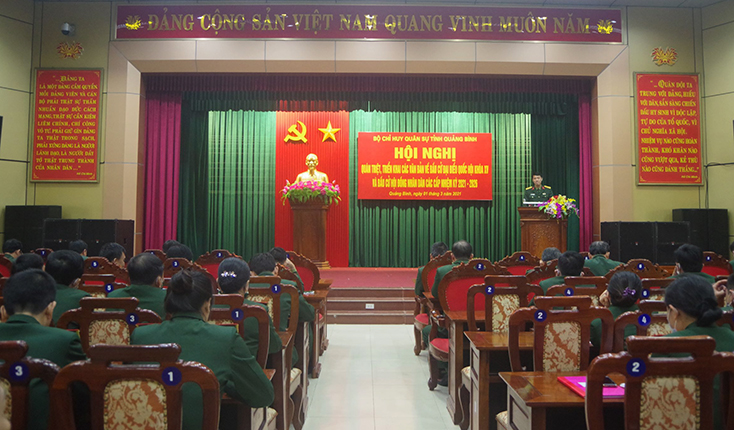 Bộ CHQS tỉnh: Quán triệt các văn bản về bầu cử ĐBQH khóa XV và bầu cử HĐND các cấp, nhiệm kỳ 2021-2026
