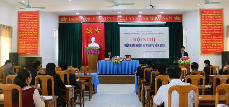 Triển khai nhiệm vụ phổ biến giáo dục pháp luật năm 2021