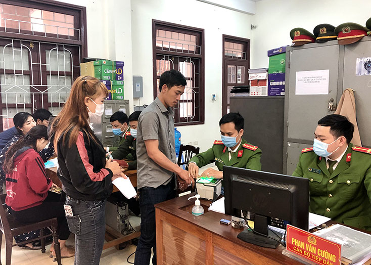 Công an huyện Minh Hóa: Sẽ triển khai cấp thẻ căn cước công dân lưu động
