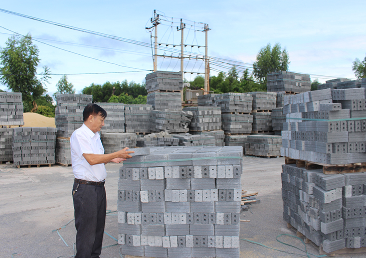 Toàn tỉnh hiện có 72 doanh nghiệp sản xuất vật liệu xây dựng