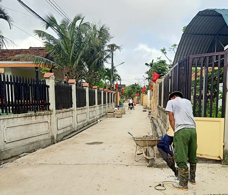 Lệ Thuỷ: Nâng cao toàn diện chất lượng các tiêu chí nông thôn mới