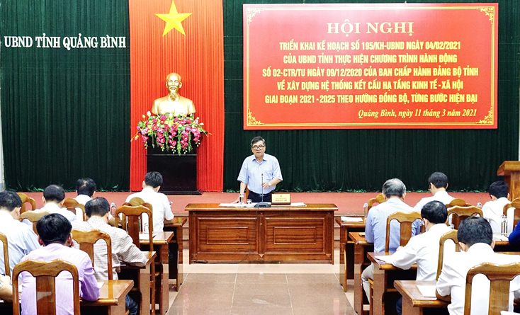 Xây dựng hệ thống kết cấu hạ tầng kinh tế-xã hội đồng bộ, từng bước hiện đại