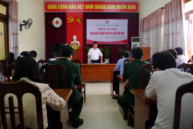 Công tác chuẩn bị Đại hội đại biểu Hội Chữ thập đỏ toàn tỉnh lần thứ VII