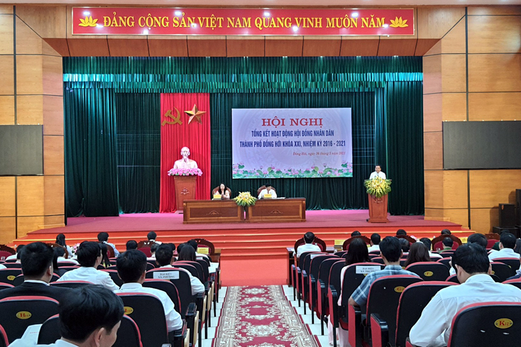 Tổng kết hoạt động HĐND TP. Đồng Hới khóa XXI, nhiệm kỳ 2016-2021