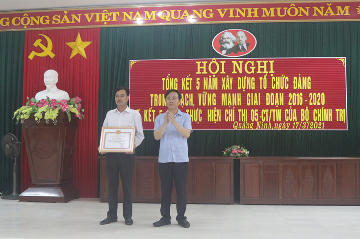 Huyện ủy Quảng Ninh: Tổng kết 5 năm xây dựng tổ chức đảng trong sạch, vững mạnh giai đoạn 2016-2020