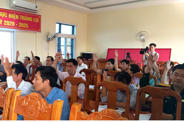 Ủy ban MTTQVN huyện Quảng Ninh tổ chức hội nghị hiệp thương lần hai