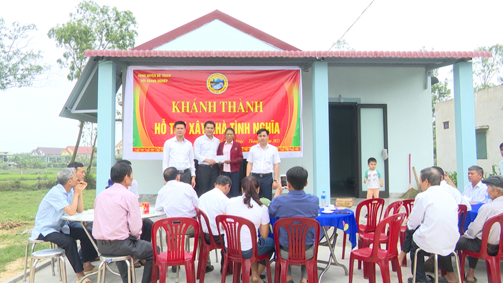 Hội Doanh nghiệp huyện Bố Trạch hỗ trợ nhà tình nghĩa cho hộ nghèo