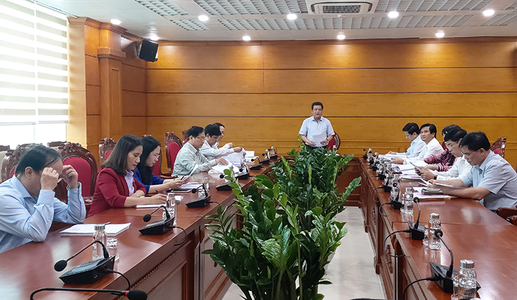 Ban bầu cử số 2-bầu cử đại biểu Quốc hội khóa XV tỉnh Quảng Bình họp phiên thứ nhất