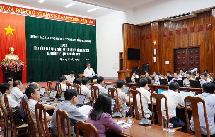 Đẩy mạnh triển khai xây dựng chính quyền điện tử tỉnh