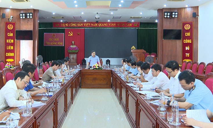 Tăng cường công tác quản lý thuế, thu đúng, thu đủ tất cả các nguồn thu
