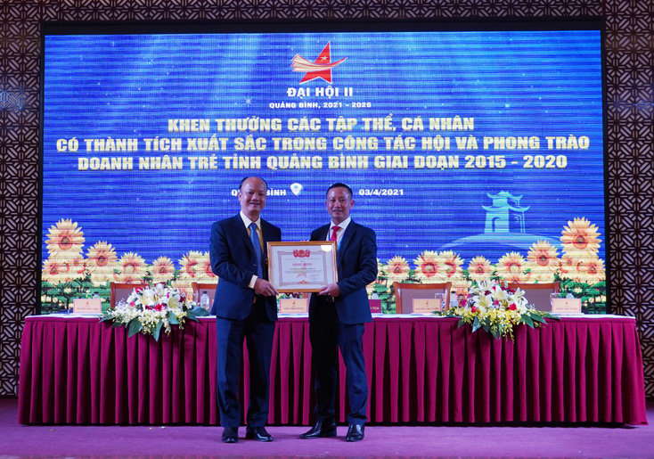 Đại hội đại biểu Hội Doanh nghiệp trẻ tỉnh Quảng Bình lần thứ II nhiệm kỳ 2021-2026