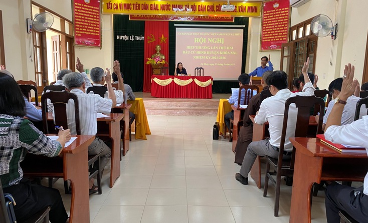 Phát huy vai trò của mặt trận trong công tác bầu cử