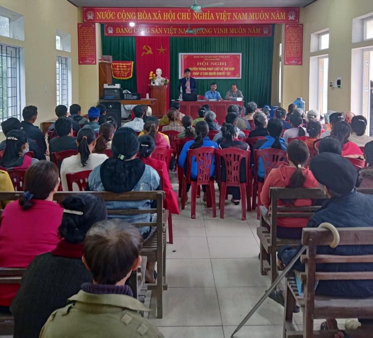 Khoảng 750 người khuyết tật được trợ giúp pháp lý