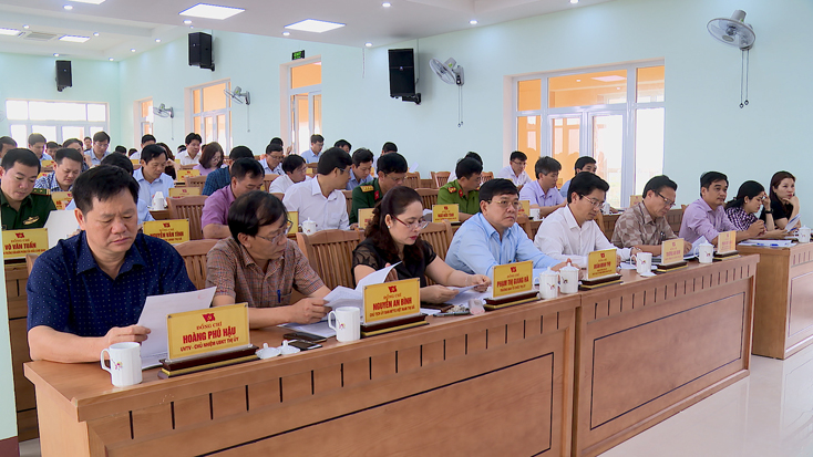 Ban Chấp hành Đảng bộ thị xã Ba Đồn khóa XXV: Đánh giá tình hình thực hiện nhiệm vụ phát triển kinh tế-xã hội, công tác xây dựng Đảng quý I-2021