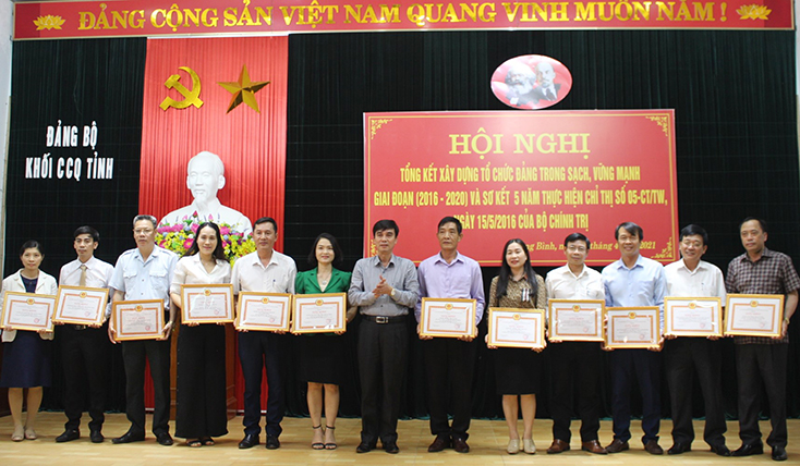 Đảng ủy Khối Các cơ quan tỉnh: Tăng cường các giải pháp xây dựng Đảng trong sạch, vững mạnh