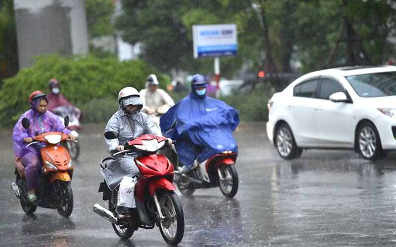 Từ ngày 10 đến 18-4, các khu vực trong cả nước đều có mưa và dông
