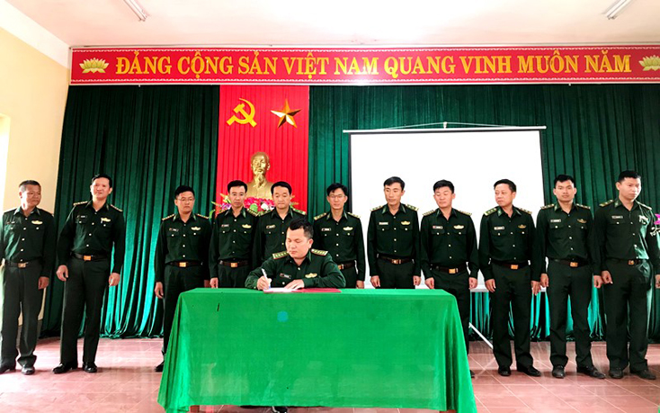BCH BĐBP Quảng Bình phát động thi đua chào mừng bầu cử đại biểu Quốc hội khóa XV