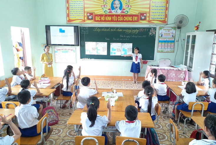 65 giáo viên tham gia hội thi giáo viên dạy giỏi tiểu học cấp tỉnh