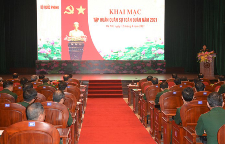 Bộ Quốc phòng tập huấn quân sự toàn quân 2021