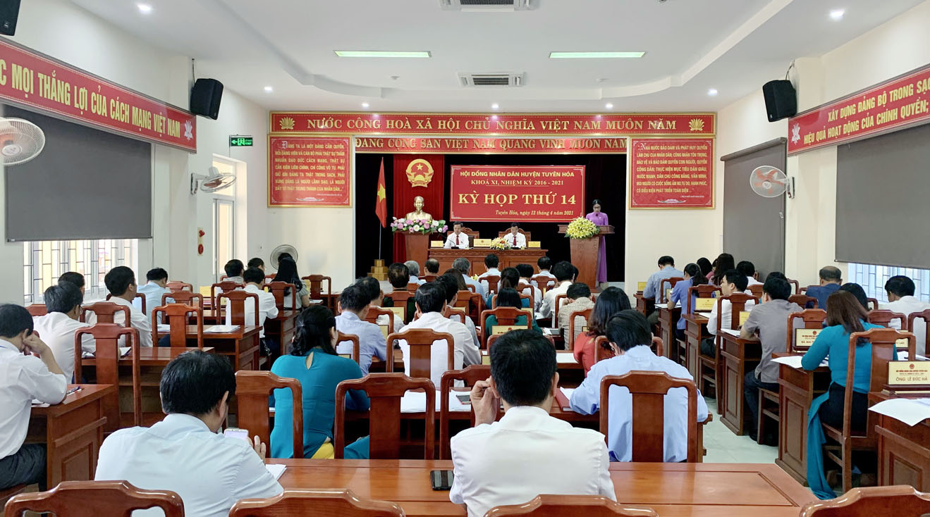 HĐND huyện Tuyên Hóa: Tổ chức kỳ họp thứ 14