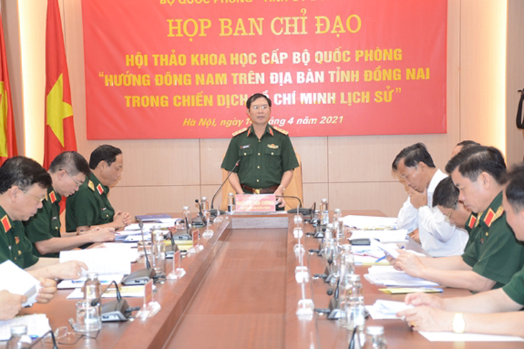 Họp Ban Chỉ đạo Hội thảo khoa học "Hướng Đông Nam trên địa bàn tỉnh Đồng Nai trong chiến dịch Hồ Chí Minh lịch sử"