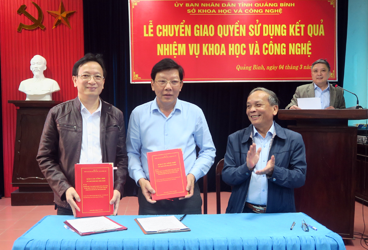 Chuyển giao ứng dụng kết quả đề tài, dự án nghiên cứu khoa học và công nghệ cấp tỉnh