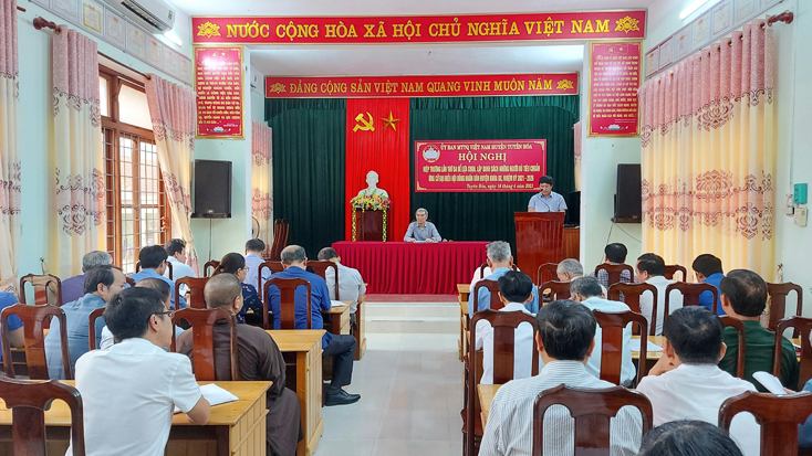 Tuyên Hóa: Thống nhất lập danh sách 59 người ứng cử đại biểu HĐND huyện khóa XX