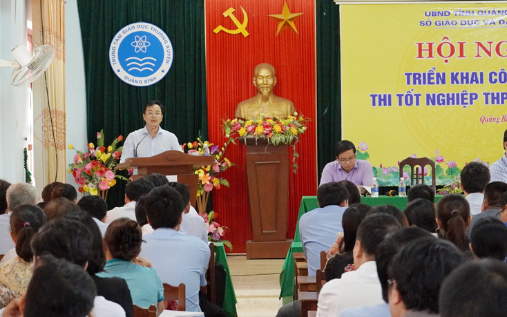Triển khai công tác thi tốt nghiệp THPT năm 2021