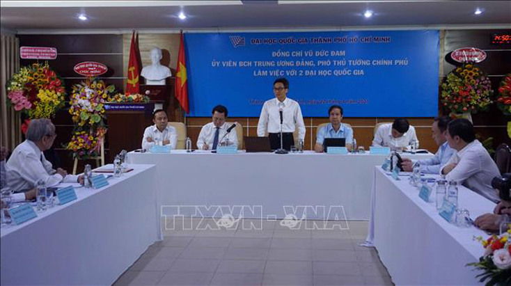 Phó Thủ tướng Vũ Đức Đam: Cần mạnh dạn tháo gỡ khó khăn trong vấn đề tự chủ đại học