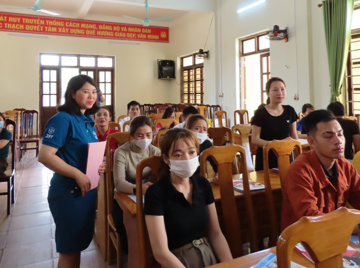 Thúc đẩy phụ nữ có việc làm xứng đáng, an toàn và hợp pháp khi tham gia thị trường lao động ở nước ngoài