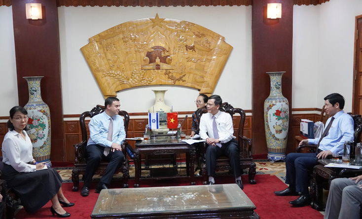 UBND tỉnh tiếp Đại sứ đặc mệnh toàn quyền I-xra-en tại Việt Nam