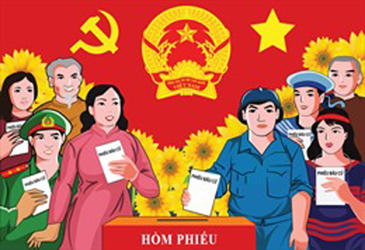 Các tổ chức phụ trách bầu cử sẽ sử dụng con dấu như thế nào?